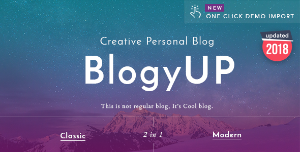 BlogyUP - Creative - ThemeForest 13653566