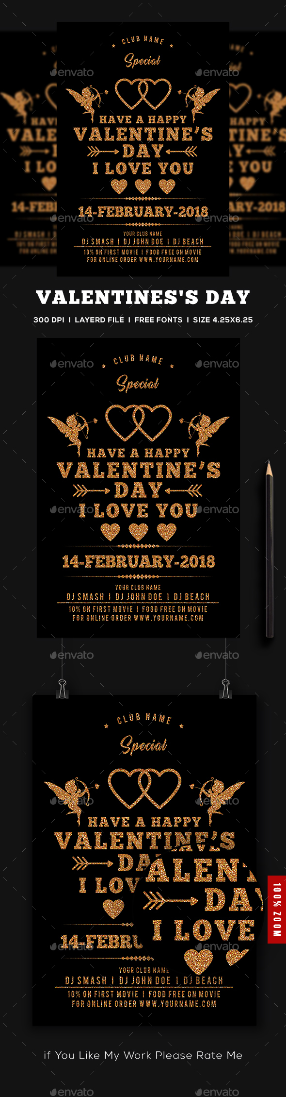 Valentines Day Flyer