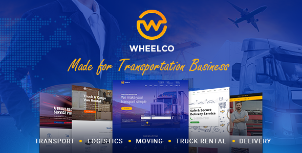 Wheelco - Transportation WordPress Theme - Business Corporate
