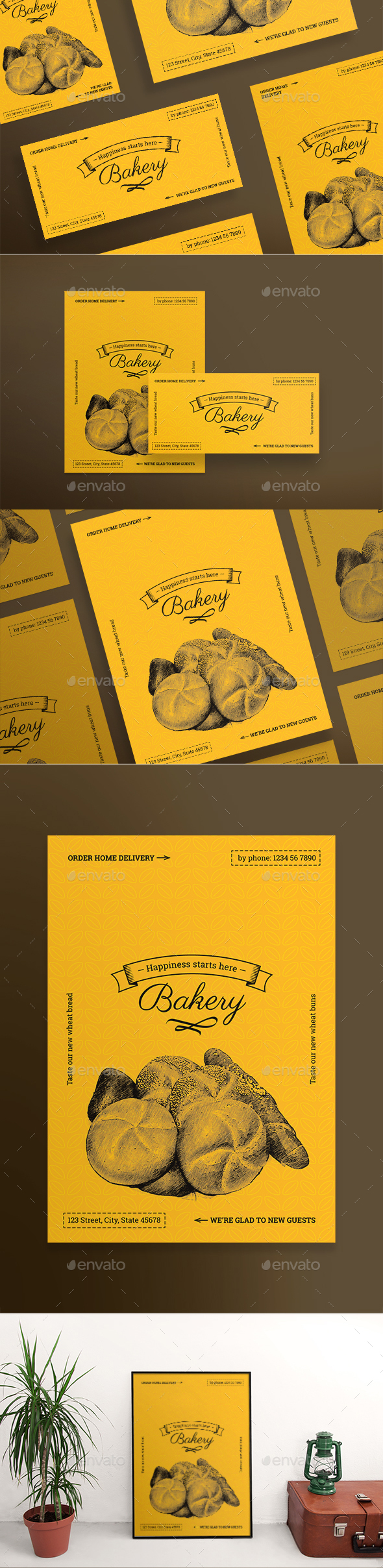 Bakery Flyers - Restaurant Flyers