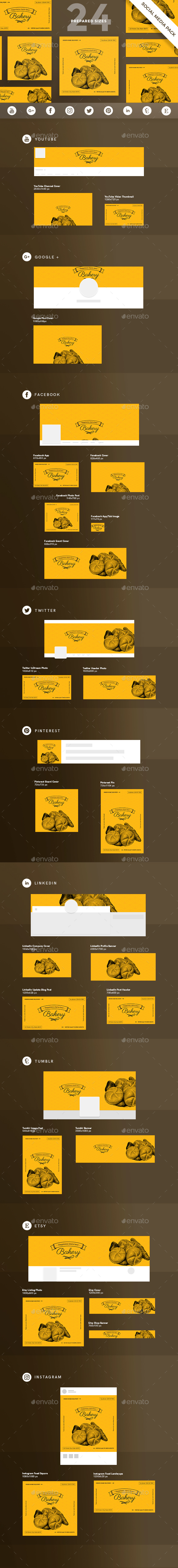 Bakery Social Media Pack - Miscellaneous Social Media