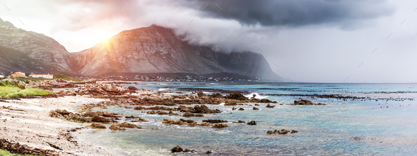 Beautiful landscape of Betty's Bay - Stock Photo - Images