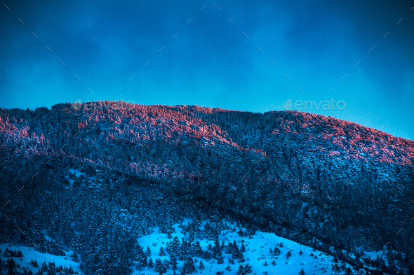 Beautiful mountains landscape - Stock Photo - Images