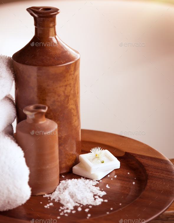 Beautiful bathroom still life - Stock Photo - Images