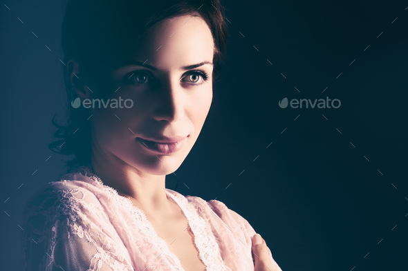 Gentle woman portrait - Stock Photo - Images