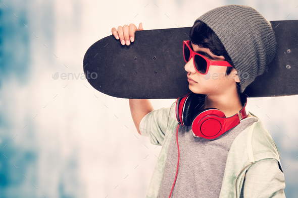 Stylish boy portrait - Stock Photo - Images