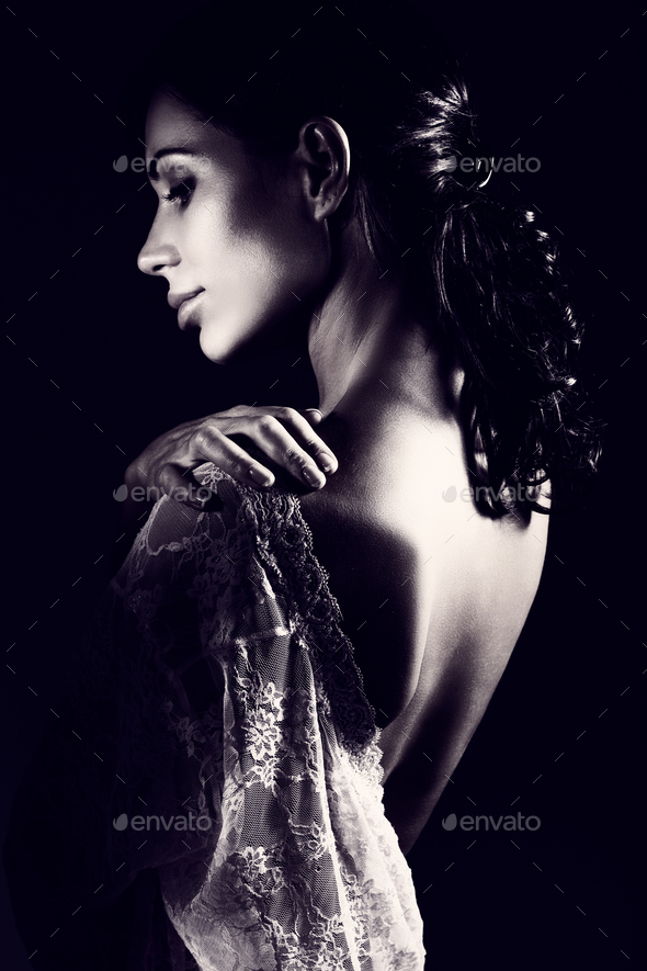 Beautiful sensual woman - Stock Photo - Images