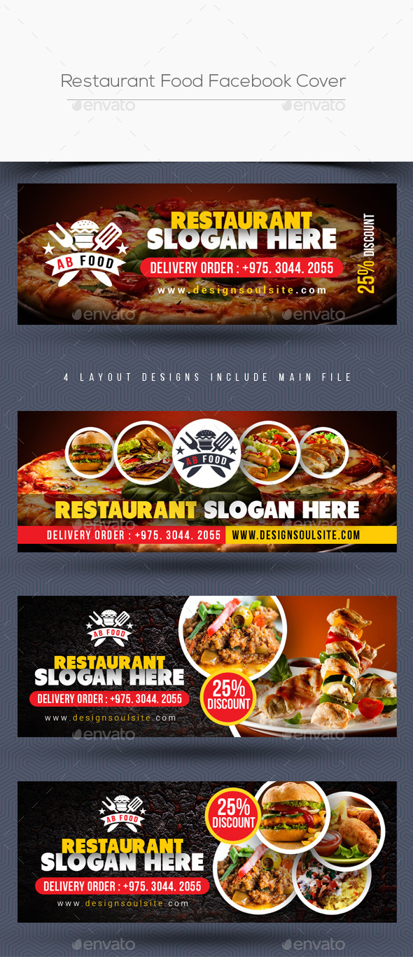 Restaurant Food Facebook Cover - Facebook Timeline Covers Social Media