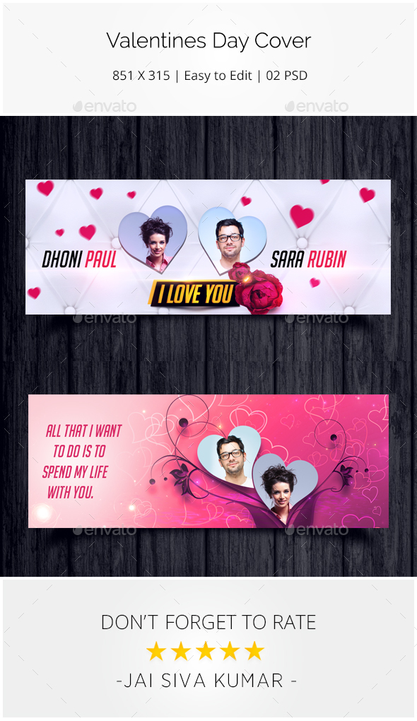 Valentines Day Facebook Cover