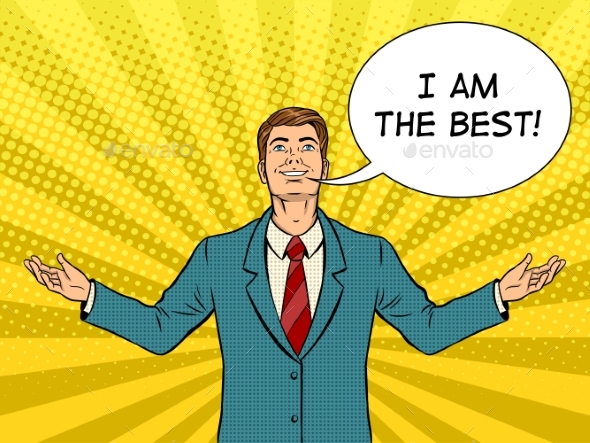 GraphicRiver Happy Businessman Pop Art Vector 21202338 GraphicRiver Happy Businessman Pop Art Vector 21202338