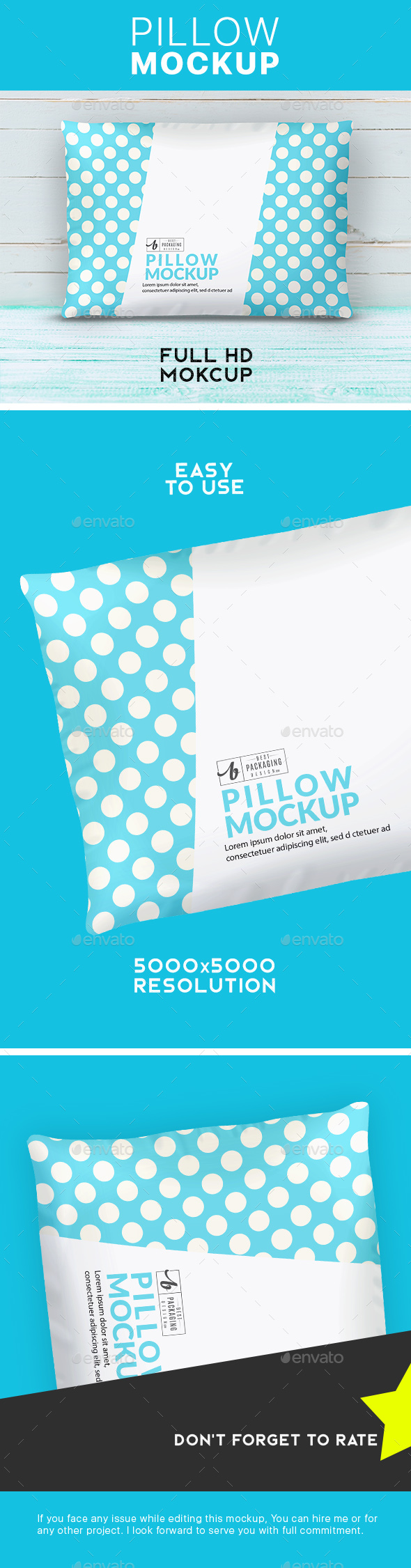 GraphicRiver Pillow Mockup 21190492 GraphicRiver Pillow Mockup 21190492