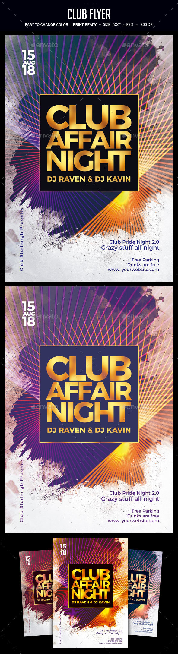 Club Flyer - Clubs & Parties Events