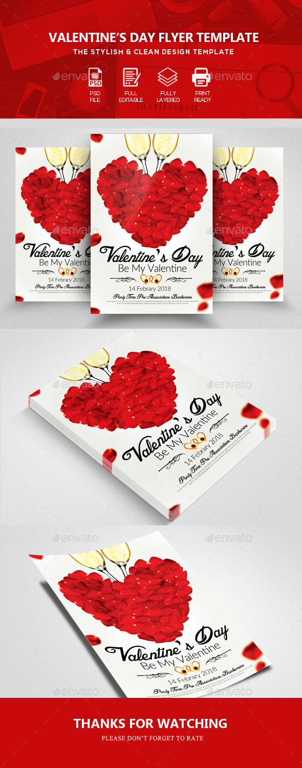 Valentine Flyer Templates