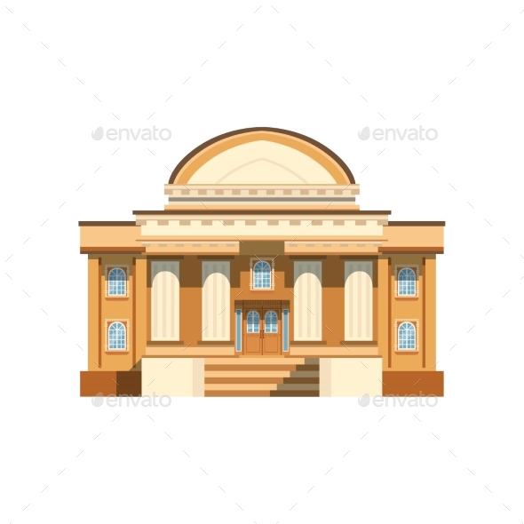 GraphicRiver Public Building Facade Theatre Bank or Shop 21204892 GraphicRiver Public Building Facade Theatre Bank or Shop 21204892