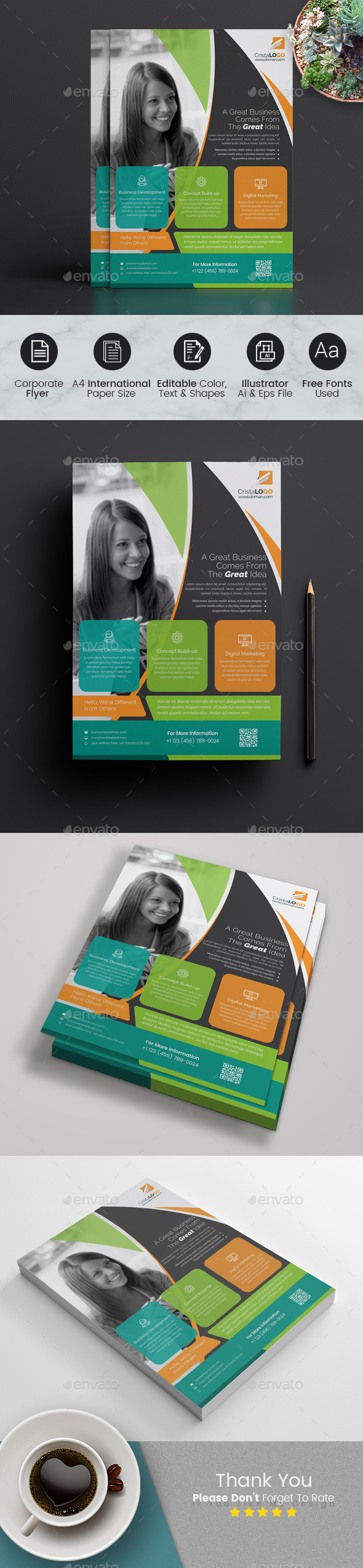 Corporate Flyer Template - Corporate Flyers