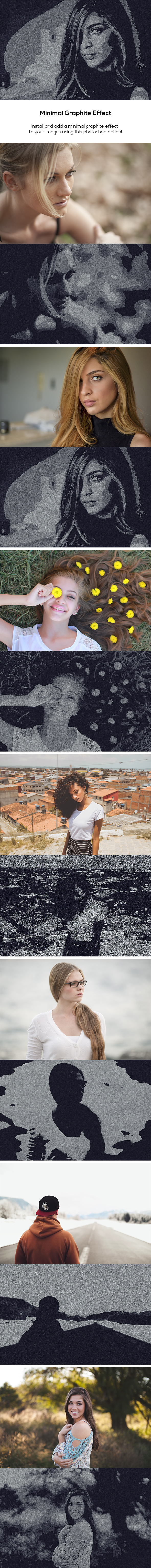 Abstract Graphite Effect - Photo Effects Actions