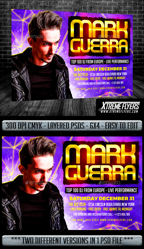DJ Flyer - Clubs & Parties Events