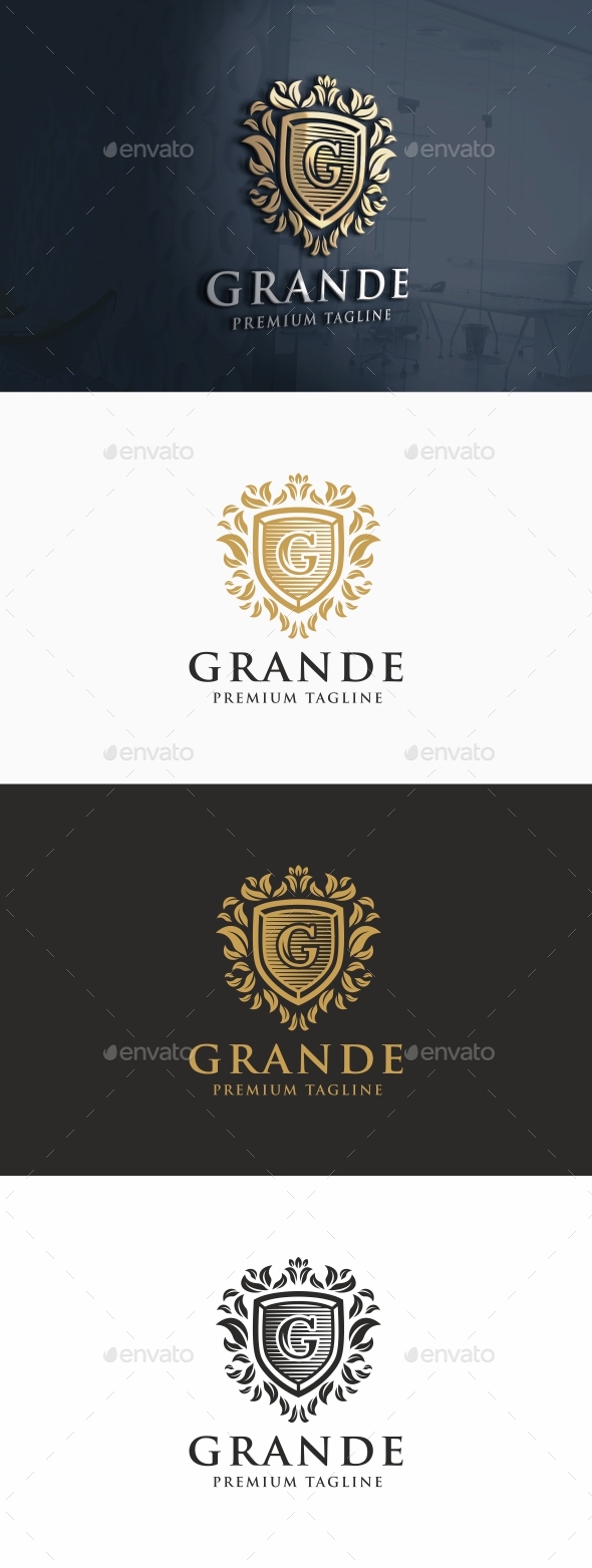 Grande Logo Template - Letters Logo Templates