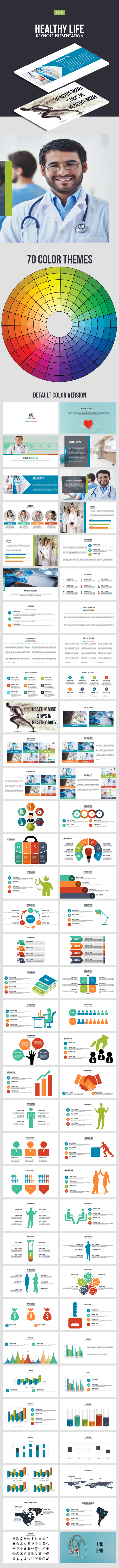 Healthy Life Keynote Presentation - Business Keynote Templates