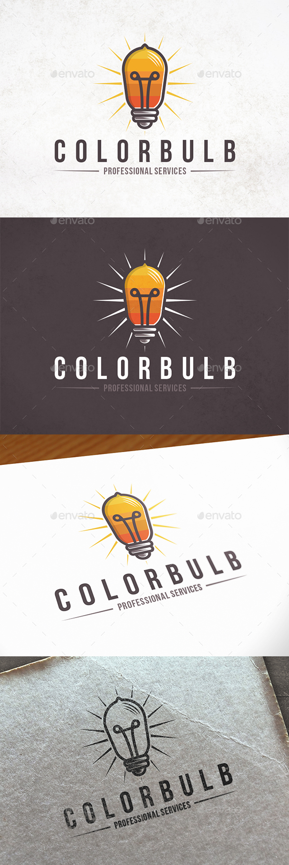 Light Colors Logo Template - Objects Logo Templates