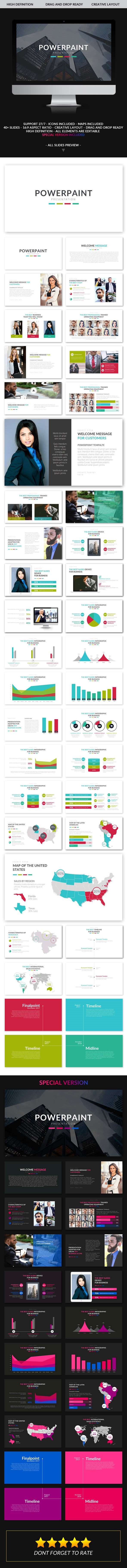 Powerpaint - Business Powerpoint Template - Business PowerPoint Templates