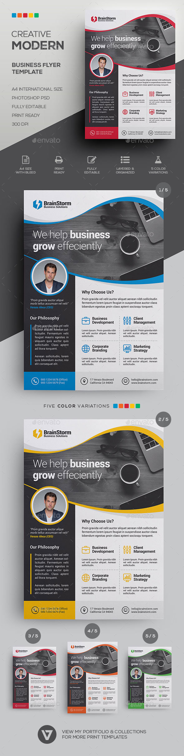 Business Flyer Template - Corporate Flyers