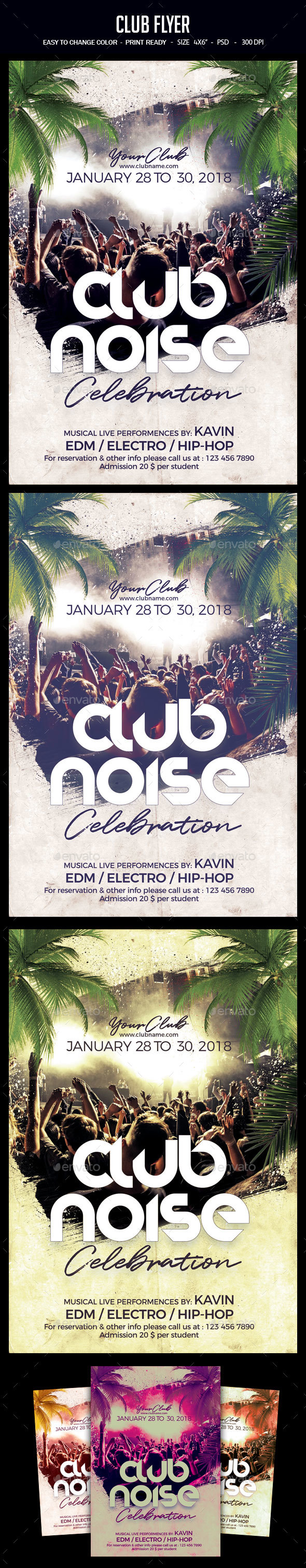 Club Flyer - Clubs & Parties Events