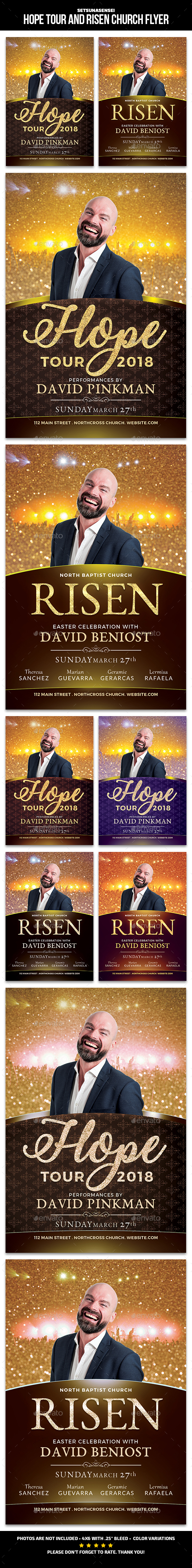 Hope Tour Church Flyer - Church Flyers
