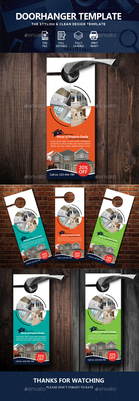 Real Estate Door HangerTemplate - Miscellaneous Events