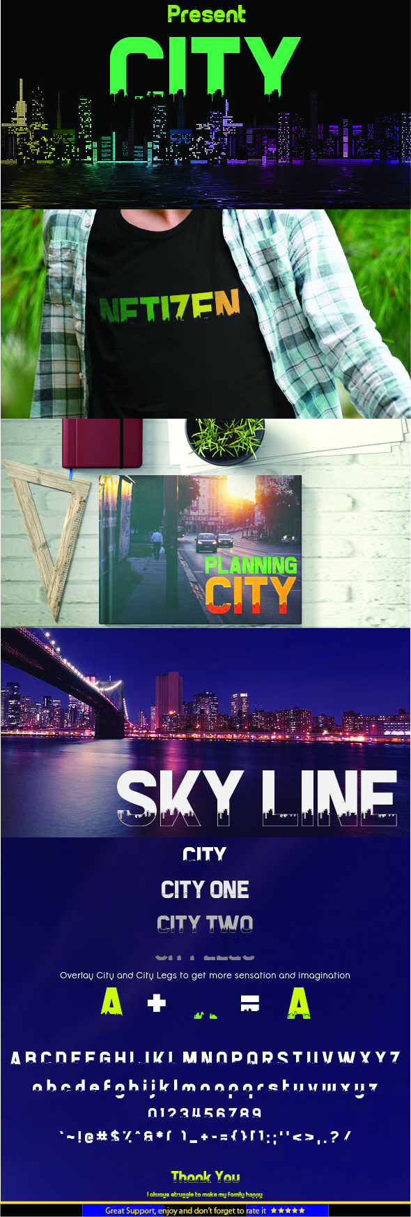 City Family - Decorative Fonts