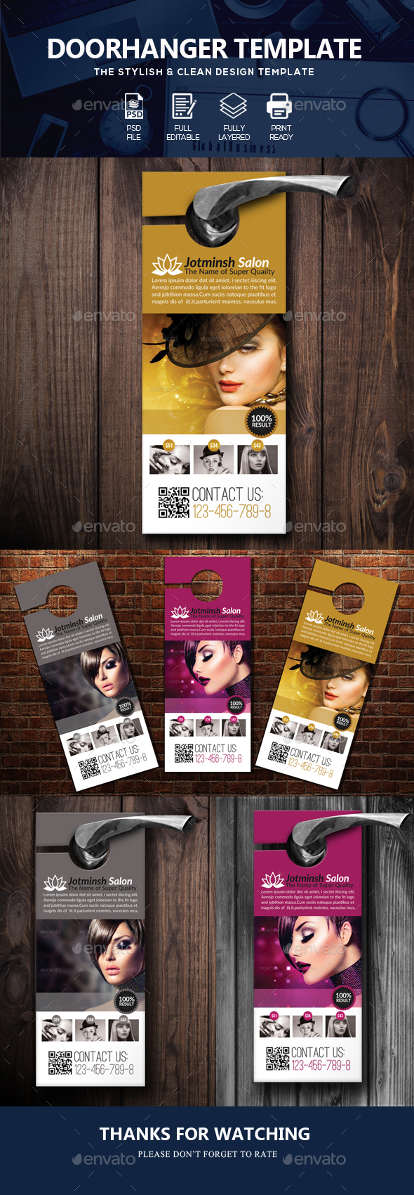 Beauty Salon/Fashion Door Hanger - Miscellaneous Events