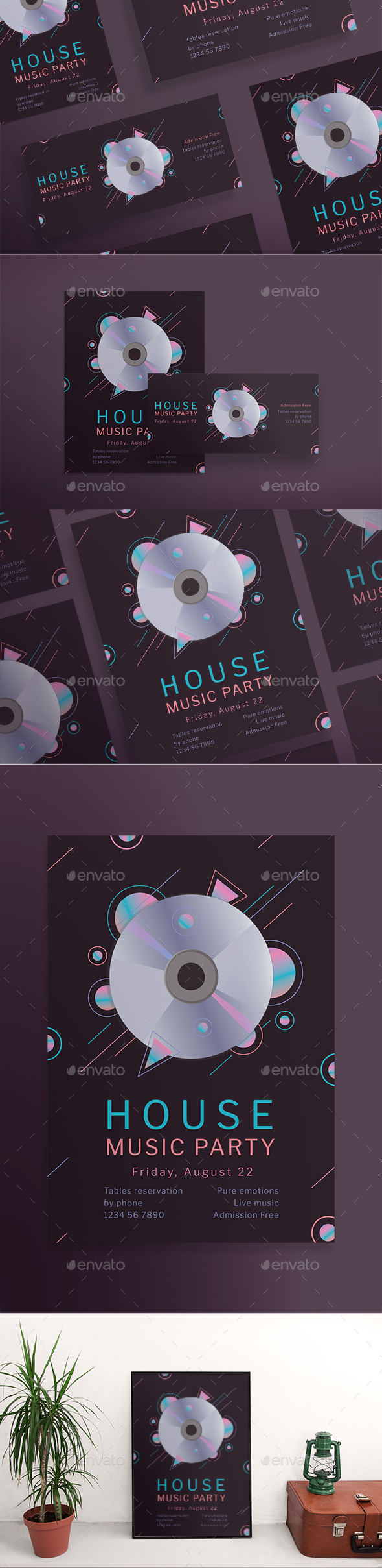 Music Party Flyers - Clubs & Parties Events