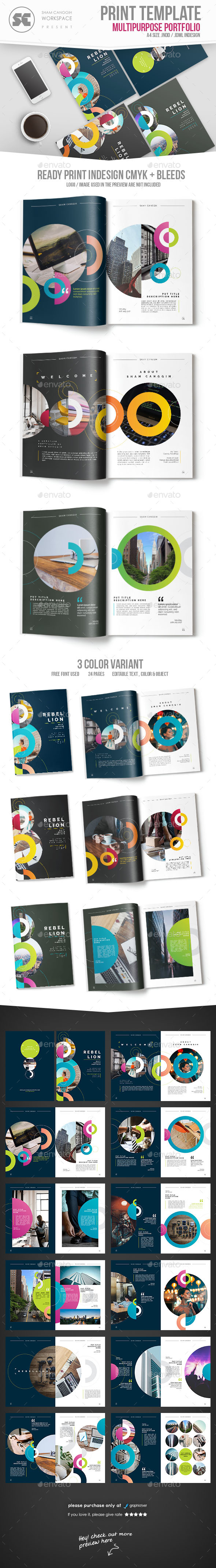 Multipurpose Creative Portfolio - Portfolio Brochures