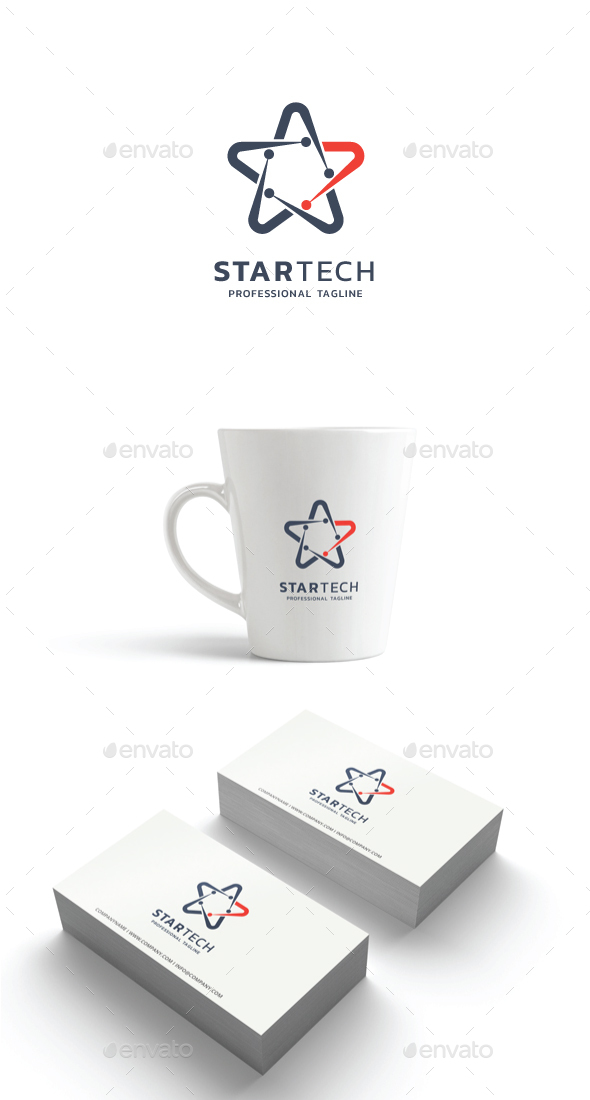 Star Tech Logo - Symbols Logo Templates