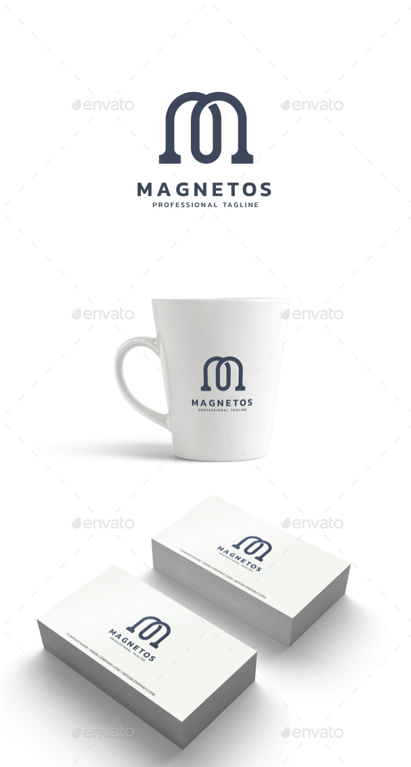 Letter M - Magnetos Logo - Letters Logo Templates