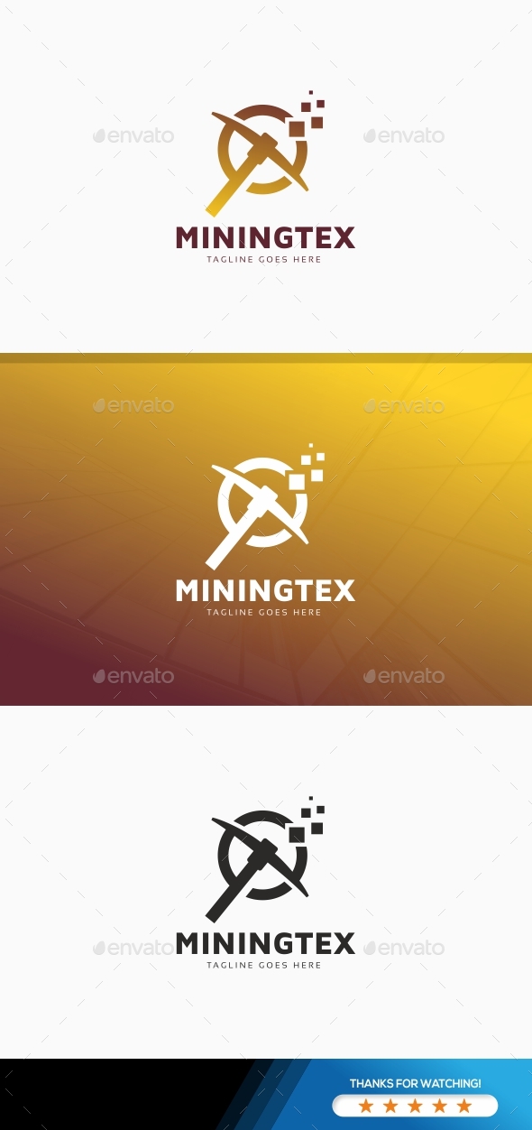 Mining Technology Crypto Logo - Symbols Logo Templates