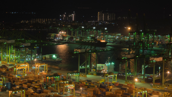 Port Cargo Ship Transportation