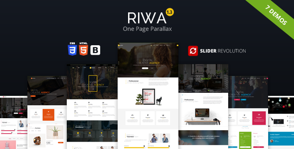 Incredible Riwa - One Page Parallax