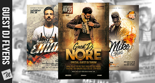 GUEST DJ FLYERS