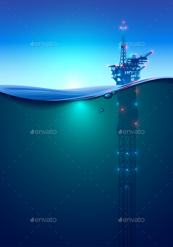 offshore oil drilling underwater