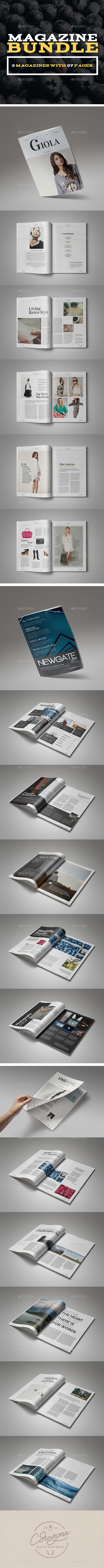Magazine Bundle Vol.2 - Magazines Print Templates