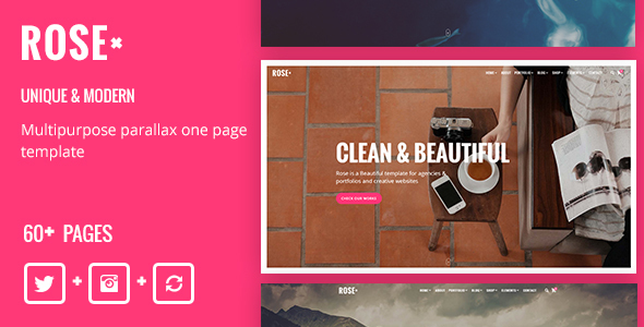 Rose - Multipurpose - ThemeForest 20159766