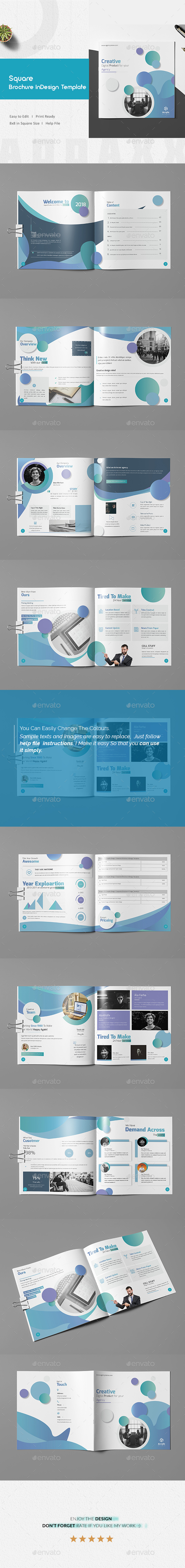 Brochure InDesign Template - Corporate Brochures