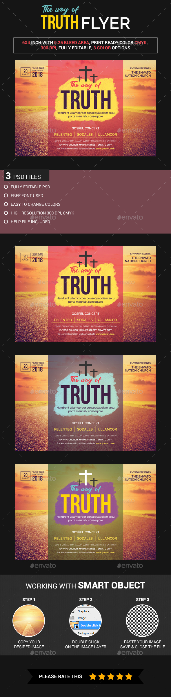 The Way Of Truth Flyer - Church Flyers