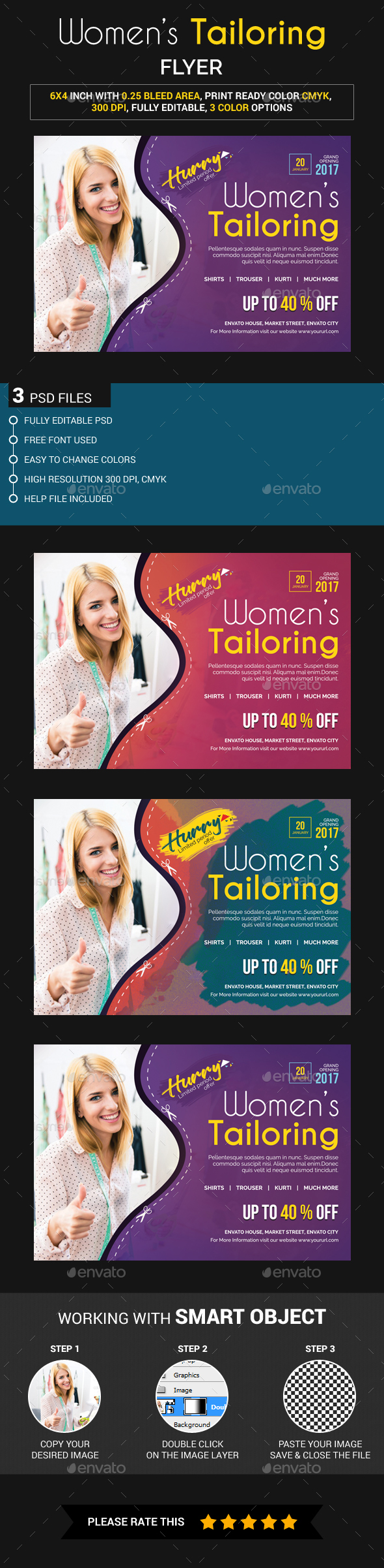 Women's Tailoring Flyer - Church Flyers