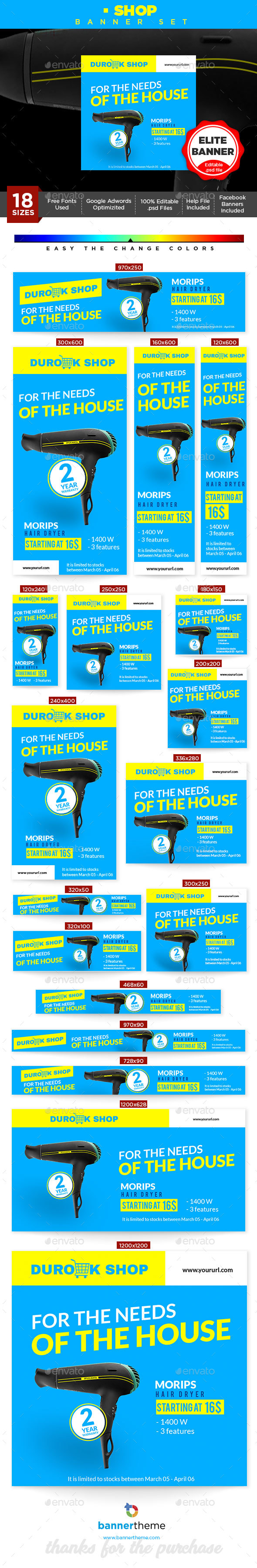 Shop Banner - Banners & Ads Web Elements
