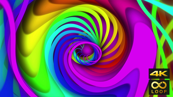 Spectrum Spiral - Abstract 3D Layers