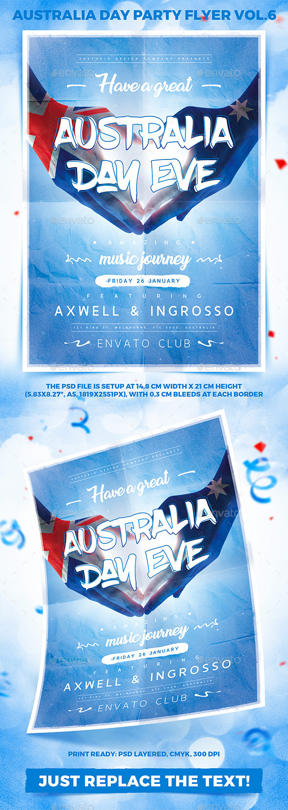 Australia Day Party Flyer vol.6 - Holidays Events