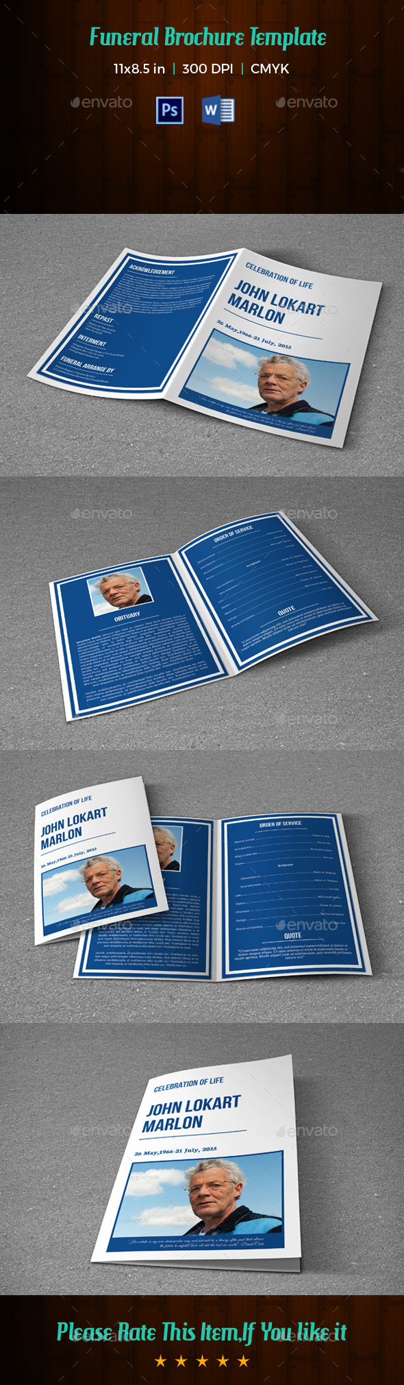 Funeral Template V209 - Informational Brochures