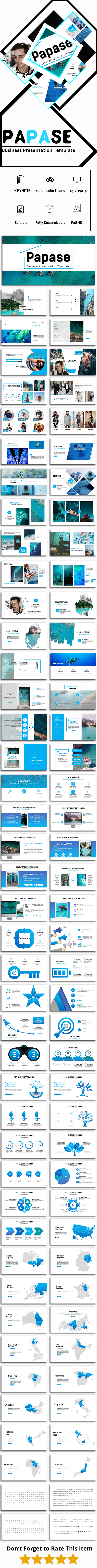 Papase - Business Keynote Template - Business PowerPoint Templates